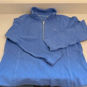 Tommy Bahama Women’s Light Blue Half-Zip Sweater